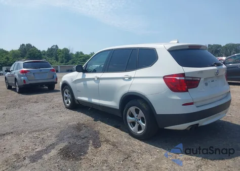 2011 BMW X3 xDrive28I z USA, uszkodzony, nr VIN 5UXWX5C51BL702791
